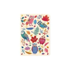 CARNET SOUPLE A6 CHOUETTE LA VIE - CARTES D'ART