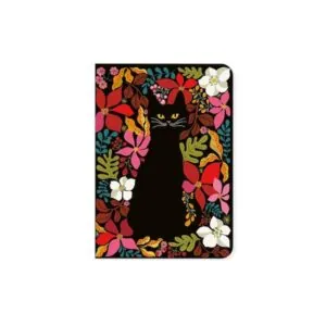 CARNET SOUPLE A6 CHAT NOIR - CARTES D'ART