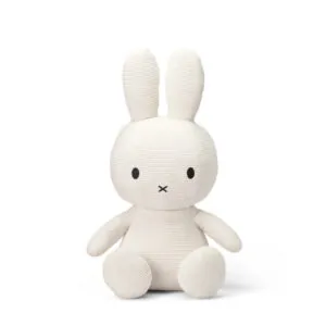 MIFFY VELOURS COTELE BLANC 50CM - BON TON TOYS