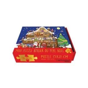 MINI PUZZLE CARTES D'ART : PAYSAGE DE NOEL - 50 PIECES