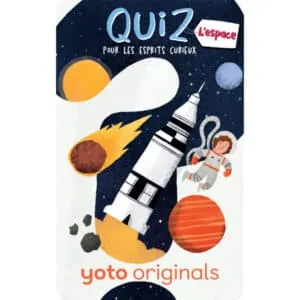 CARTE YOTO QUIZ POUR LES ESPRITS CURIEUX : L'ESPACE - 5/11 ANS
