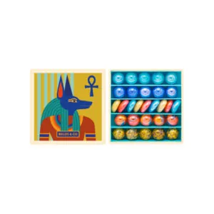 BOITE DE 29 BILLES ET GALETS ANUBIS - BILLES AND CO