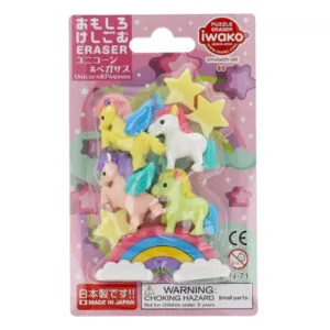 SET GOMMES LICORNES ET PEGASES - IWAKO