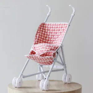 POUSSETTE VICHY ROSE - TINY HARLOW