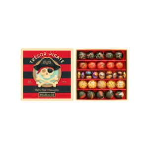BOITE DE 40 BILLES ET GALETS TRESOR PIRATE - BILLES AND CO