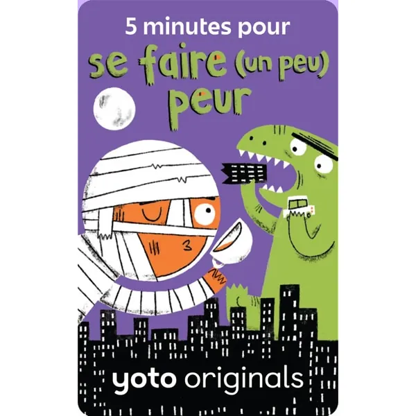 CARTE YOTO : 5 MINUTES POUR FAIRE UN PEU PEUR - 4/10 ANS