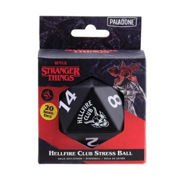 D20 ANTI-STRESS - STRANGER THINGS - HELLFIRE CLUB