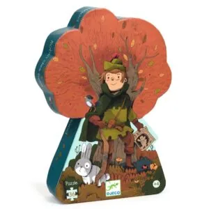 PUZZLE DJECO SILHOUETTE : ROBIN DES BOIS - 36 PIECES
