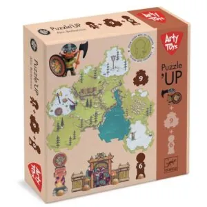 PUZZL UP DJECO : PUZZLE DE SOL ALRIC BARBARIOUS - 15 PIECES