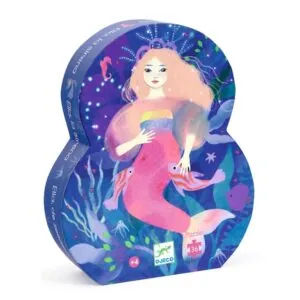 PUZZLE DJECO SILHOUETTE : ELLA LA SIRENE - 36 PIECES