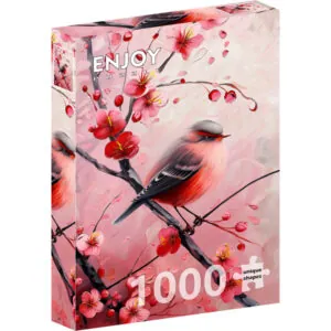 PUZZLE ENJOY : OISEAU CHANTEUR RUBY - 1000 PIECES