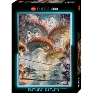 PUZZLE HEYE FUTURE CITIES - G. BARKAN : SHROOMLAND - 1000 PIECES