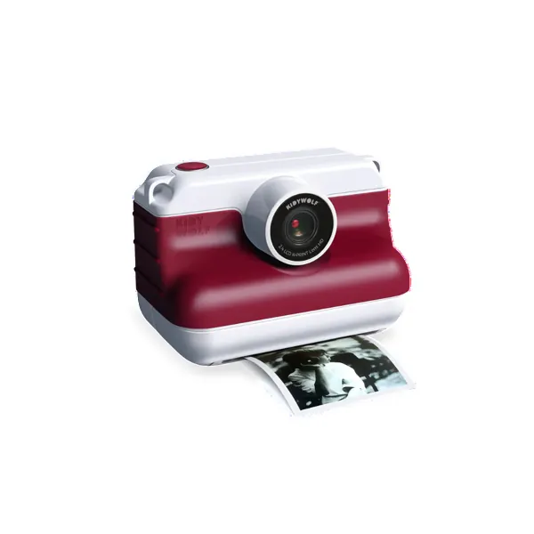 APPAREIL PHOTO IMPRESSION THERMIQUE K-PRINT ROUGE - KIDYWOLF – Image 2