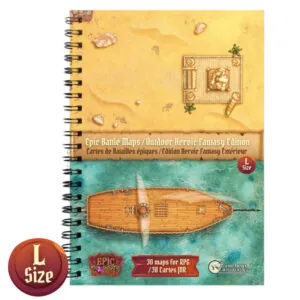 Livre Plateau de Jeu - Heroic Fantasy Edition - Taille L - A4