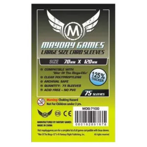 SLEEVES MAYDAY - 70X120MM LARGE SIZE TAROT PREMIUM