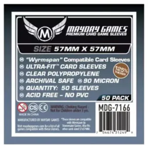 SLEEVES MAYDAY - WYRMSPAN 57X57MM CARD GAME PREMIUM