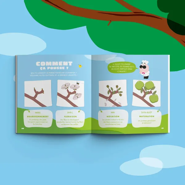 LIVRE COLLECTION GRAINES DE DEMAIN : TOM LA POMME - CHEF CLUB – Image 3