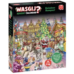 PUZZLE WASGIJ CHRISTMAS - CALENDRIER DE L'AVENT : LES RENES SONT LACHEES