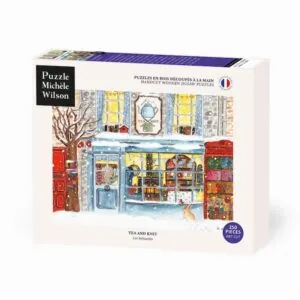 PUZZLE BOIS WILSON - LES INFUSETTES : THE ET TRICOTER - 250 PIECES