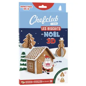 EMPORTE-PIECES BISCUITS NOEL 3D - CHEF CLUB