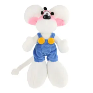 PELUCHE DIDDL EN SALOPETTE BLEUE 30CM