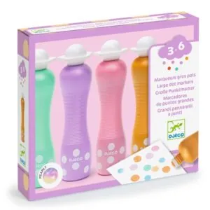 MARQUEURS GROS POIS PEARLY - LES COULEURS DES PETITS - DJECO