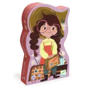 PUZZLE DJECO SILHOUETTE : LE VOYAGE DE MIA - 36 PIECES