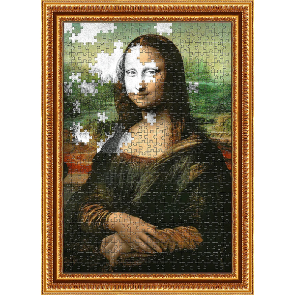 PUZZLE ARTFRAME - L. DE VINCI : MONA LISA - 500 PIECES – Image 2