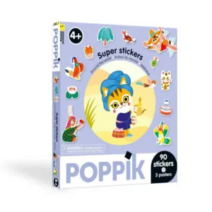 STICKERS BOX AUTOUR DU MONDE - POPPIK