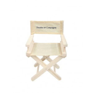 CHAISE PLIANTE BOIS ET TISSU N2 - DOUDOU ET COMPAGNIE