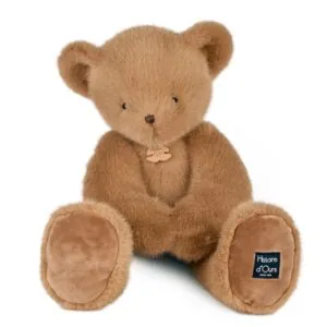 PELUCHE OURS CLEMENTIN MARRON MIEL 60CM - HISTOIRE D'OURS