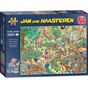 PUZZLE JAN VAN HAASTEREN : JOYEUX PAPILLONS - 2000 PIECES