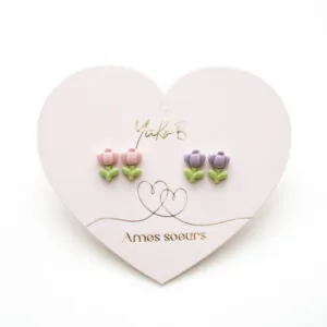 DUO BOUCLES D'OREILLES AURELIA - YUKO.B