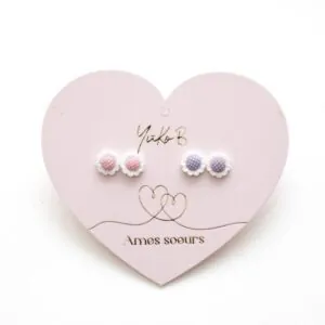 DUO BOUCLES D'OREILLES CAPUCINE - YUKO.B