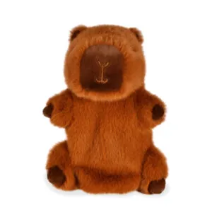 PELUCHE MARIONNETTE CAPYBARA PODCOLL - HISTOIRE D'OURS