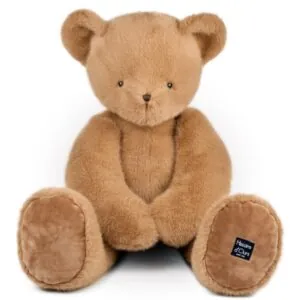 PELUCHE OURS CLEMENTIN MARRON MIEL 80CM - HISTOIRE D'OURS