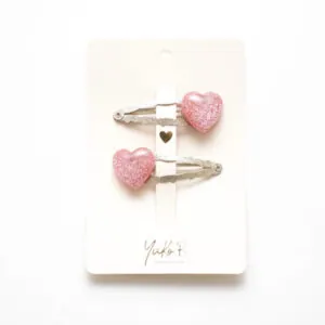 BARRETTES ECLATS DE COEURS - YUKO.B