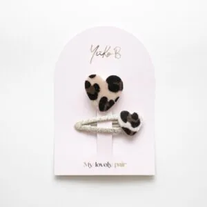 DUO MY LOVELY PAIR LEOPARD BEIGE - YUKO.B