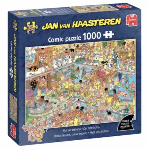 PUZZLE JAN VAN HAASTEREN : CHAUD DEVANT CHAOS DEDANS - 1000 PIECES
