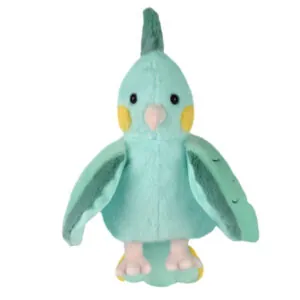 PELUCHE MARIONNETTE PERROQUET PODCOLL - HISTOIRE D'OURS