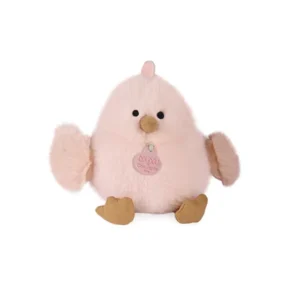 PELUCHE POUSSIN PIOU ROSE - DOUDOU ET COMPAGNIE