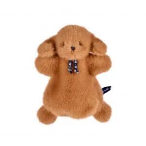 PELUCHE MARIONNETTE CHIEN SOWEN CARAMEL SALE - MAILOU