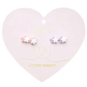 DUO BOUCLES D'OREILLES STELLA - YUKO.B