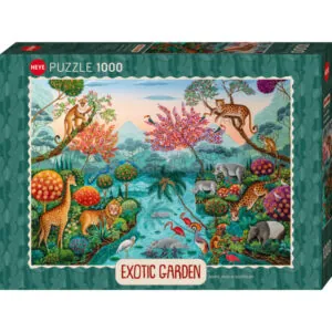 PUZZLE HEYE EXOTIC GARDEN - M. AMALIA BARTOLINI : LAGON PARADIS - 1000 PIECES
