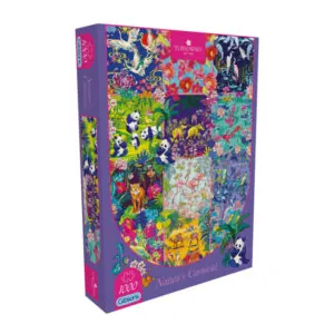 PUZZLE GIBSONS - TURNOWSKI : CARNAVAL DE LA NATURE - 1000 PIECES