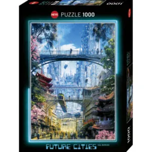 PUZZLE HEYE - FUTURE CITIES - G. BARKAN : QUARTIERS DES MARCHES - 1000 PIECES