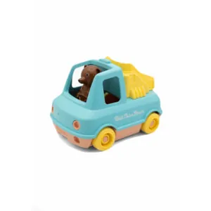 LE CAMION POMPIER MENTHE PETIT OURS BRUN - LE JOUET SIMPLE