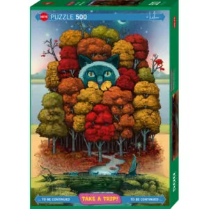 PUZZLE HEYE CARTOON TAKE A TRIP : AVEC ANDY KEHOE - 500 PIECES