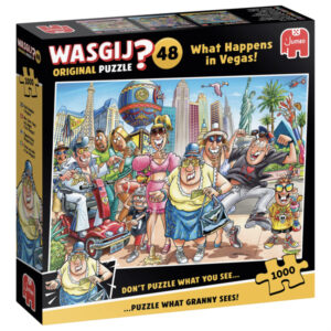 PUZZLE WASGIJ - ORIGINAL 48 : CE QUI SE PASSE A LAS VEGAS - 1000 PIECES