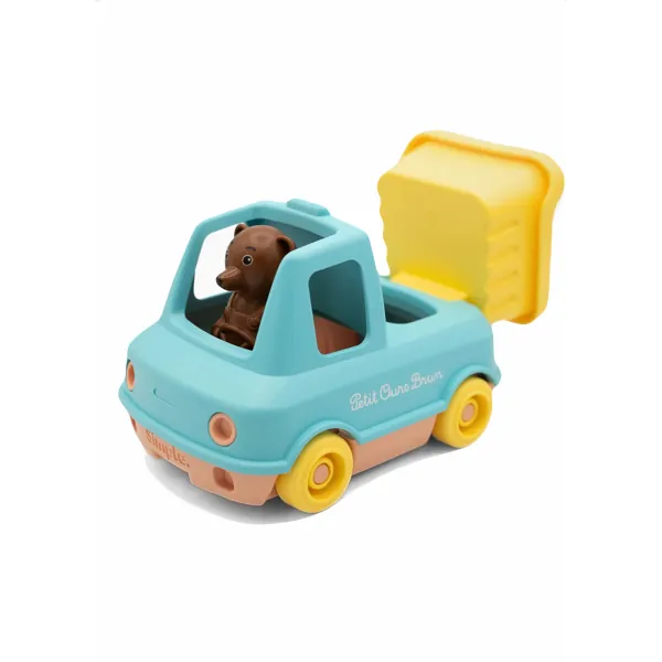 LE CAMION BENNE MENTHE PETIT OURS BRUN - LE JOUET SIMPLE – Image 3